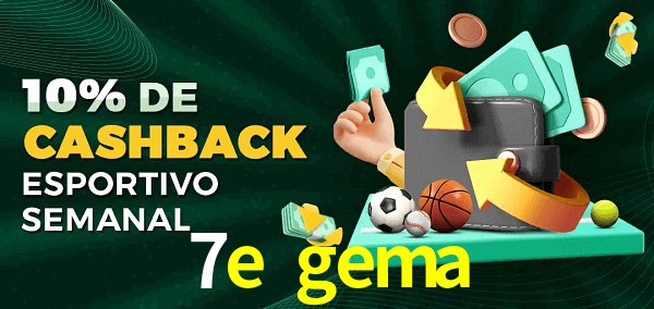 10% de bônus de cashback na 7e gema